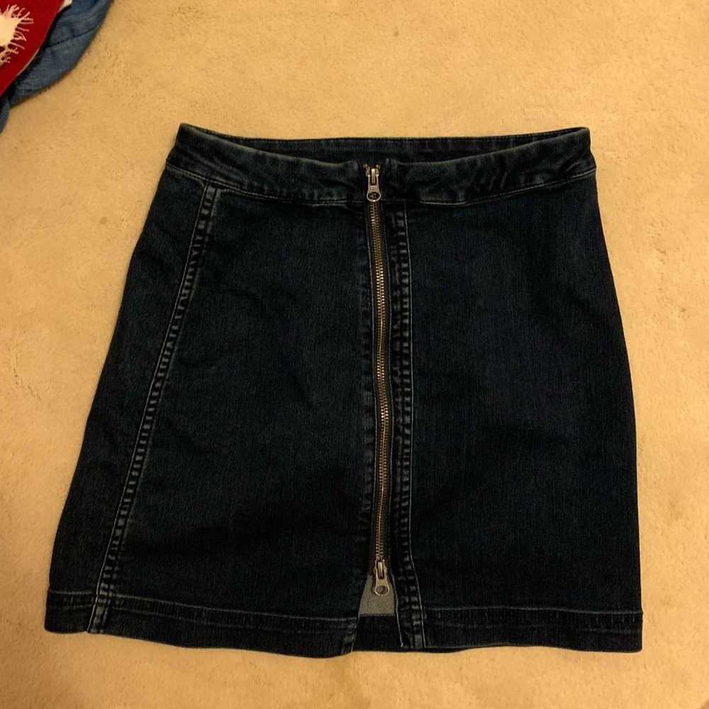 Free People Denim Skirt
